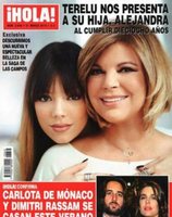 Terelu Campos presenta en exclusiva a su hija Alejandra para la revista ¡Hola!