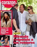 Miranda aclara los rumores sobre la salud de Julio Iglesias en portada de revista Corazón