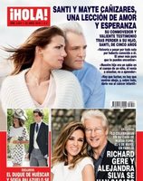 Santi y Mayte Cañizares hablan de la superación de la muerte de su hijo en la revista ¡Hola!