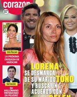 La mujer de Toño Sanchís en la portada de revista Corazón