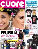 Famosas que lucen patillas en la portada de revisa Cuore