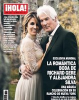 La boda en exclusiva de Richard Gere y Alejandra Silva en portada de revista ¡HOLA!