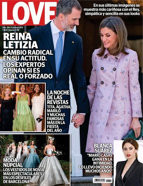 El cambio de actitud de la Reina Letizia en la portada de revista Love