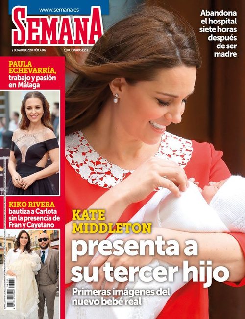 El nacimiento del tercer hijo de los Duques de Cambridge en revista Semana