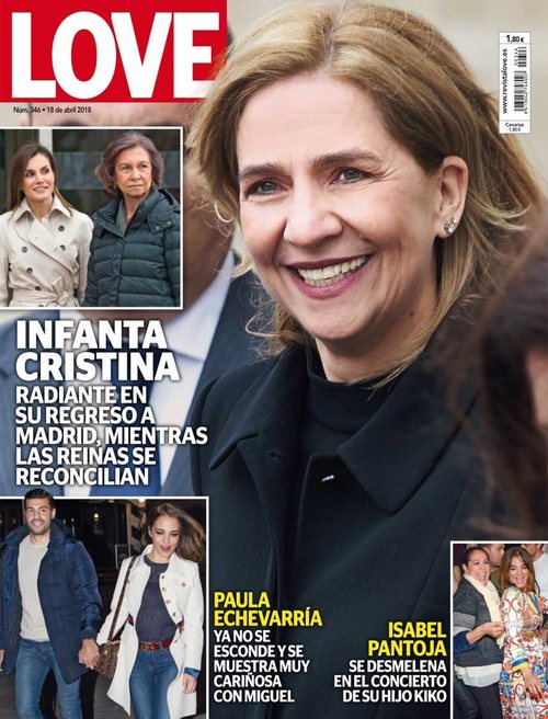 La reaparición pública de la Infanta Cristina en revista Love