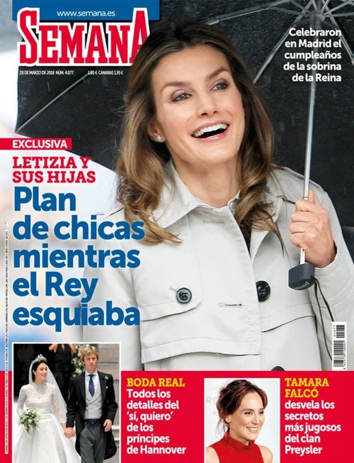 Revista Semana dedica su portada a la Reina Letizia de celebración con sus hijas