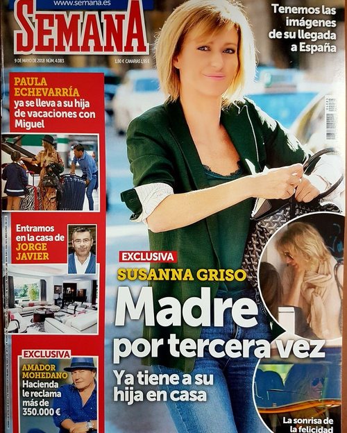 Susana Griso tiene a su tercera hija a través de la adopción en revista Semana