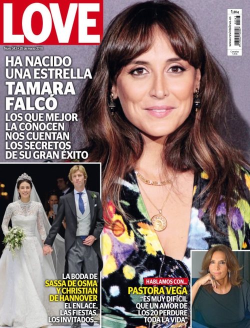 Tamara Falcó, exitosa tras su entrevista en el programa de Bertín Osborne, en la portada de revista Love