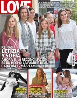 La tarde en familia de Doña Sofía y la Reina Letizia en la portada de la revista Love