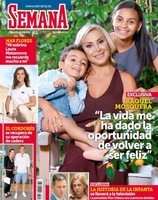 Raquel Mosquera en un reportaje en exclusiva con su familia en revista Semana