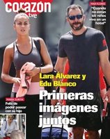 Las primeras imágenes de Lara Álvarez y Edu Blanco en revista Corazón