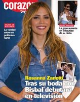 Rosanna Zanetti dará el salto a la televisión tras su boda con Bisbal en Revista Corazón