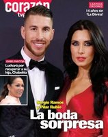 La inesperada boda de Sergio Ramos y Pilar Rubio en revista Corazón