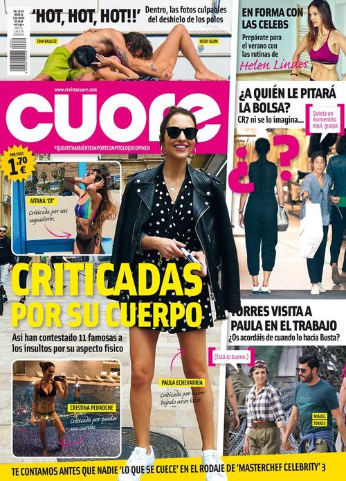 Las respuesta de las famosas a las críticas por sus puestos en revista Cuore