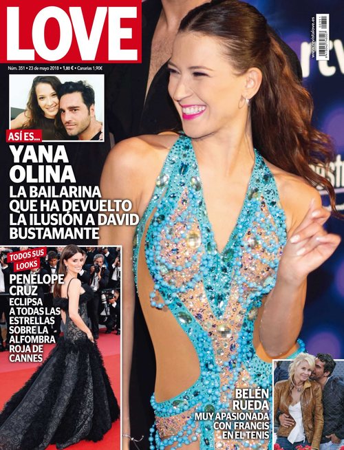 Todo sobre Yana Olina, la nueva pareja sentimental y profesional de David Bustamante en revista Love