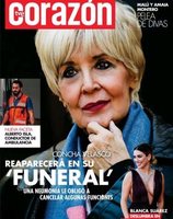 Concha Velasco regresa a los escenarios tras una pulmonía en revista Corazón