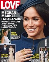 Primeras imágenes de Meghan Markle embarazada en revista LOVE