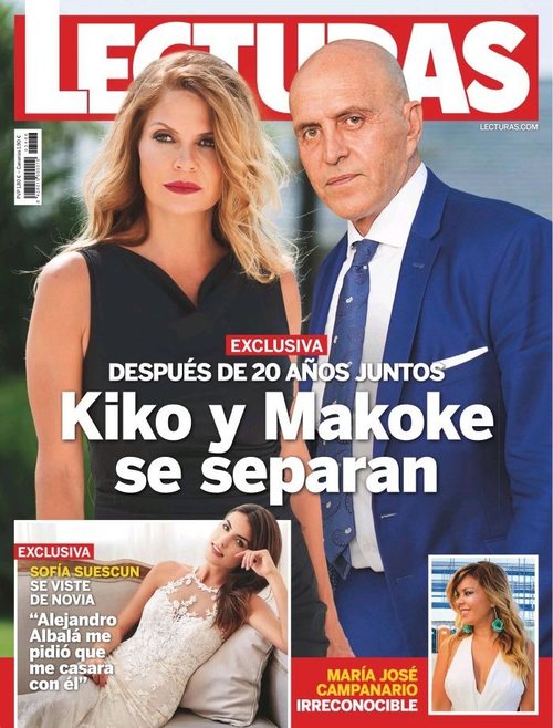 Kiko Matamoros y Makoke se separan en Lecturas