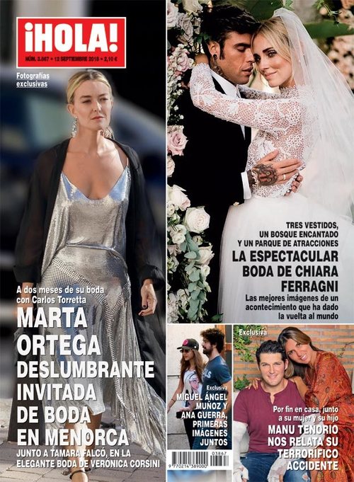 Marta Ortega se va de boda dos meses antes de la suya en ¡HOLA!