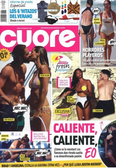 Las parejas más calientes del verano en portada de Cuore