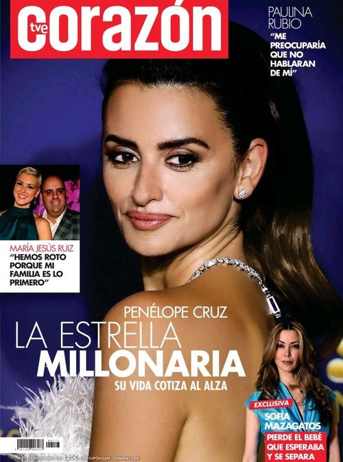 La cotizada vida de Penélope Cruz en Hollywood en revista Corazón