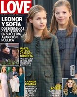 El increíble parecido de las hermanas Leonor y Sofía en revista Love