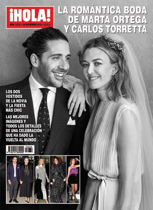 La romántica boda de Marta Ortega y Carlos Torretta en ¡HOLA!