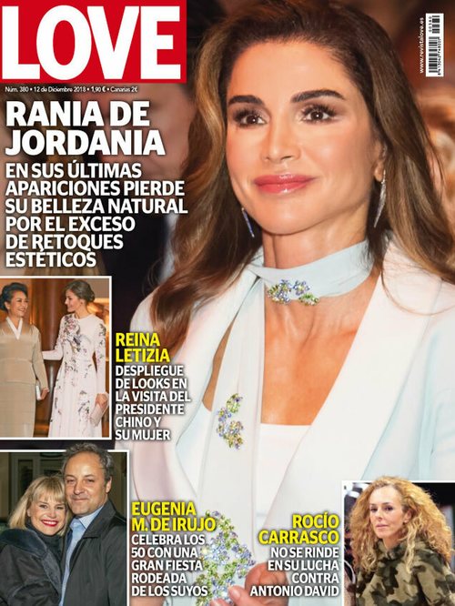 El cambio radical de Rania de Jordania en revista Love