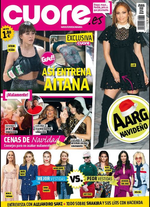 El entrenamiento de Aitana Ocaña en exclusiva en revista Cuore