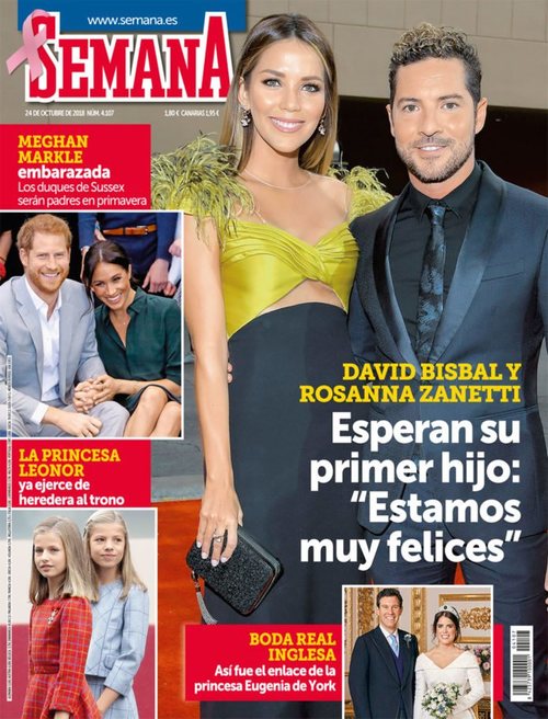 Rosanna Zanetti y David Bisbal confirman que esperan su primer hijo en Semana