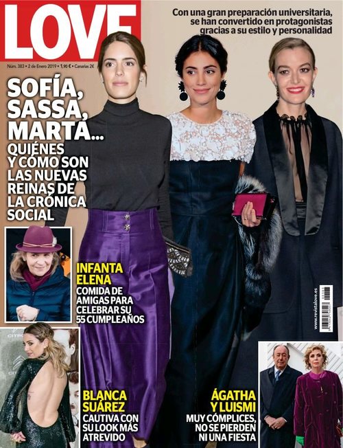 Sofía Palazuelos, Marta Ortega y otras mujeres del 2018 en revista LOVE