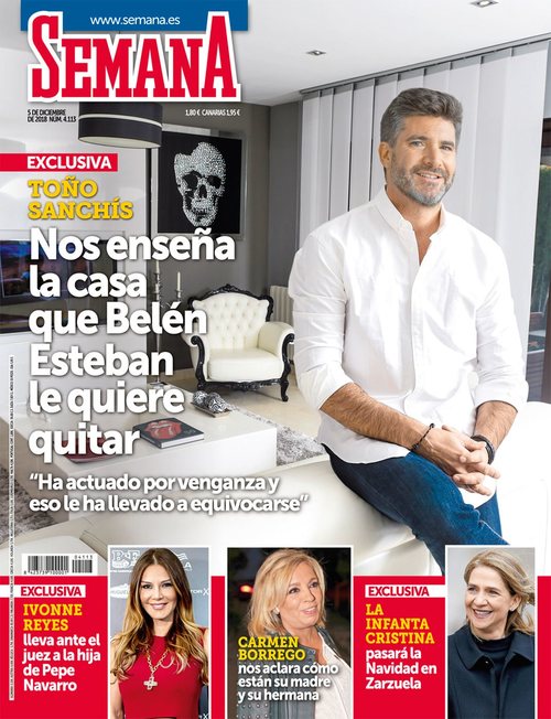 Toño Sanchís enseña su casa en exclusiva en revista Semana