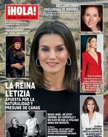 La Reina Letizia apuesta por la naturalidad y presume de canas en ¡HOLA!