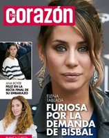 Elena Tablada, furiosa por la demanda de Bisbal en la portada de Corazón TVE