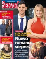 Semana destapa el romance de Alba Carrillo y Thibaut Courtois