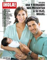 Ana Boyer y Fernando Verdasco presentan a su hijo Miguel en ¡HOLA!