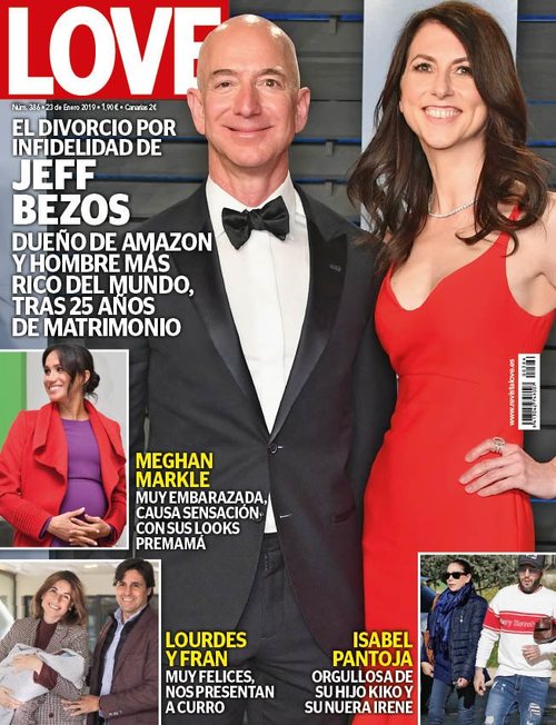 En revista Love, el divorcio de Jeff Bezos, el hombre más rico del mundo