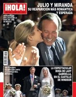 ¡HOLA! muestra la romántica reaparición de Julio Iglesias y Miranda Rijnsburger