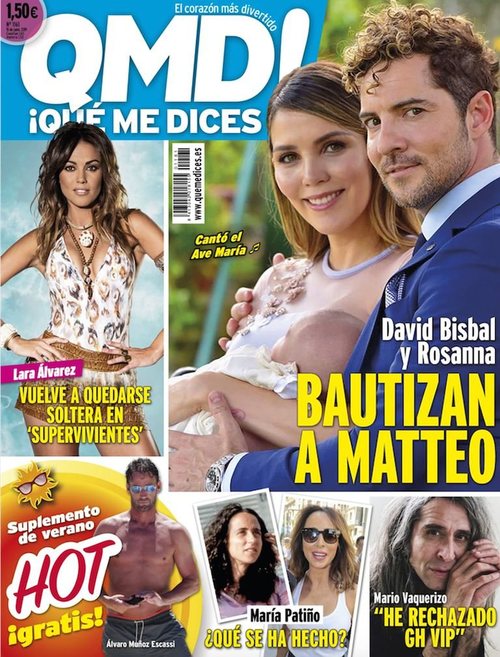 QMD! habla sobre el bautizo de Matteo, el hijo de David Bisbal y Rosanna Zanetti