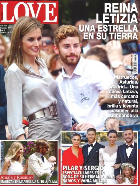 La Reina Letizia, una estrella en Asturias en la revista Love