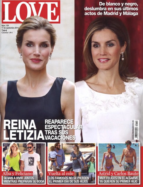 La Reina Letizia reaparece espectacular tras sus vacaciones en Love