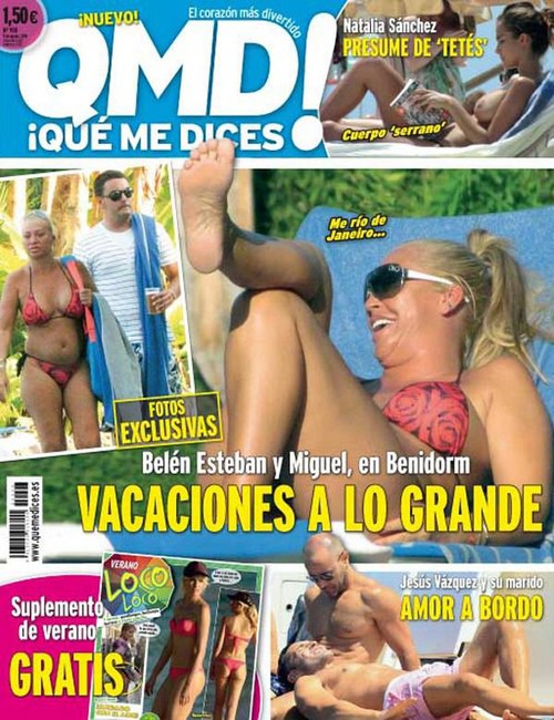 Las vacaciones de Belén Esteban en Benidorm con su novio en QMD!