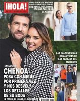 Chenoa posa con Miguel por primera vez y desvela detalles de su boda, en Hola