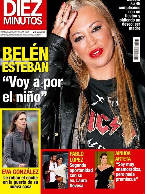 Diez Minutos recoge las declaraciones de Belén Esteban tras su 46 cumpleaños: 