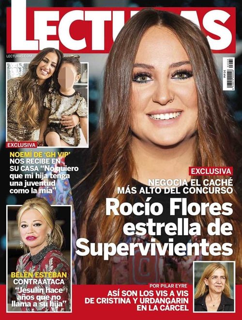 En Lecturas, Rocío Flores estrella de Supervivientes