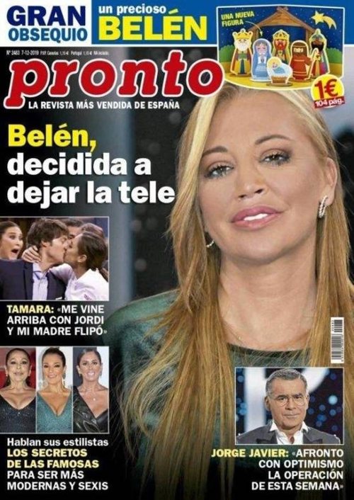 Pronto cuenta que Belén Esteban está decidida a dejar la televisión