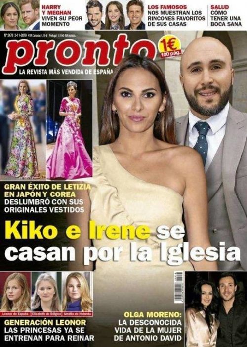 En Pronto, Kiko e Irene se casan por la Iglesia