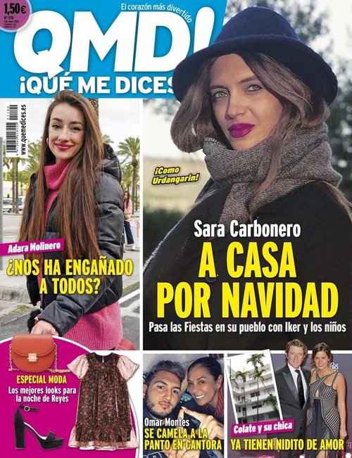 En QMD!, Sara Carbonero vuelve a casa por Navidad