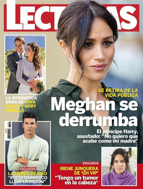 En la revista Lecturas, Meghan se derrumba ante el miedo de Harry a que termine como su madre