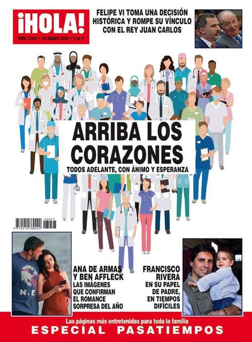 En Hola: Arriba los corazones, todos adelante, con ánimo y esperanza